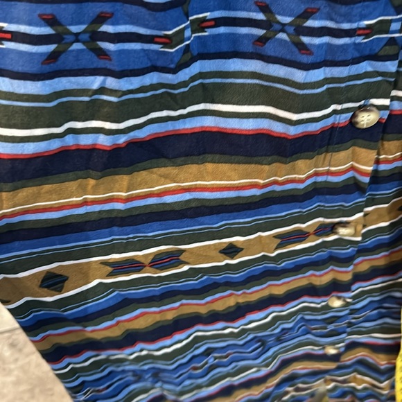 Southwest Denim and Rayon Skirt - Picture 8 of 10